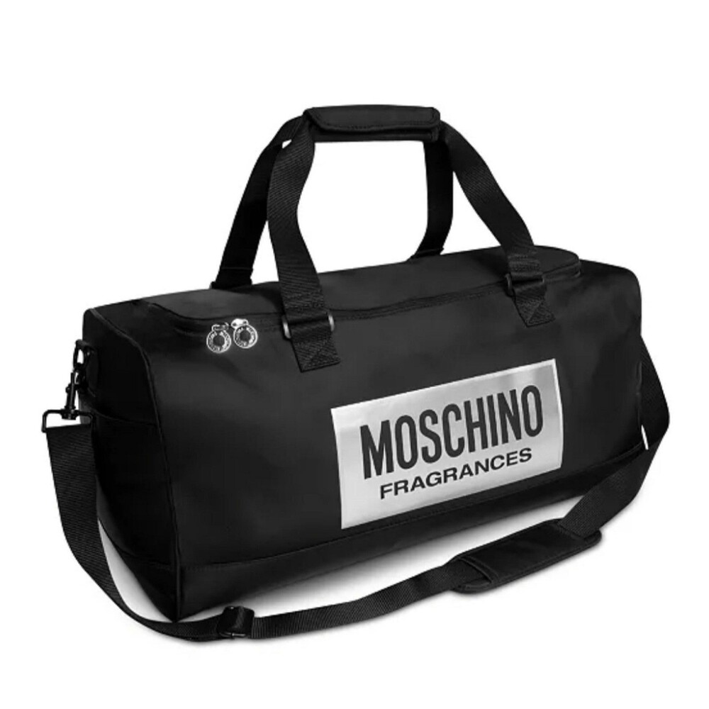 Moschino Duffel,Gym black Travel Bag NWOT